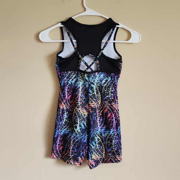 Capezio Girls' Biketard with Keyhole Back Leotard Size Small - Picture 8 of 10